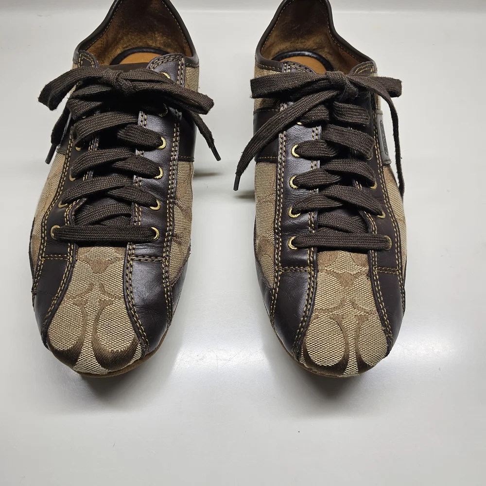 Women’s Coach Lace-Up Derby Sneakers - Picture 2 of 4